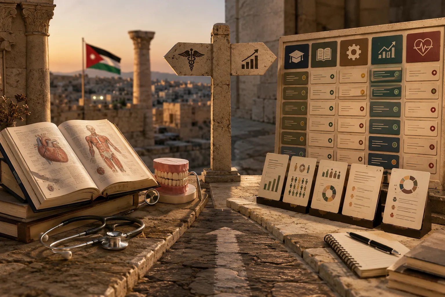 هل دراسة الطب وطب الأسنان في الأردن ما زالت مطلوبة؟ التخصصات المشبعة والراكدة قبل اختيار الجامعة