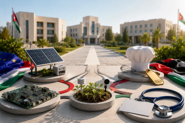 منحة STEP في الأردن 2026-2027: الشروط والتخصصات وطريقة التقديم على 130 منحة ممولة بالكامل