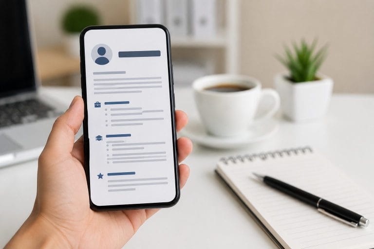 أفضل تطبيقات إنشاء سيرة ذاتية CV احترافية مجانًا من الهاتف