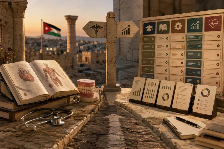 هل دراسة الطب وطب الأسنان في الأردن ما زالت مطلوبة؟ التخصصات المشبعة والراكدة قبل اختيار الجامعة