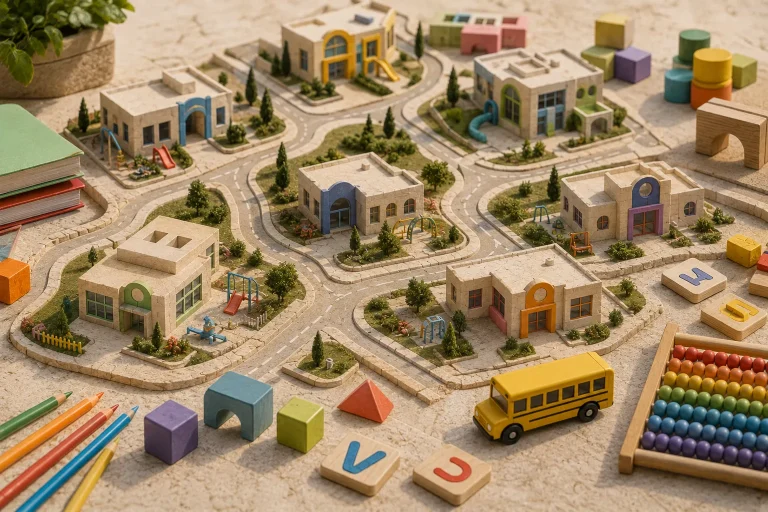 أفضل روضات في عمّان KG1 وKG2: دليل حسب المنطقة والمنهج والدوام
