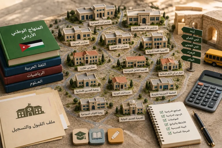 أفضل مدارس خاصة في إربد 2026–2027: 15 مدرسة للمقارنة حسب المنهج والمرحلة والموقع