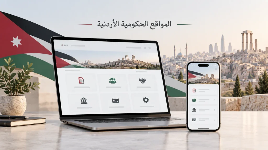 دليل المواقع الحكومية الأردنية والخدمات الإلكترونية الرسمية